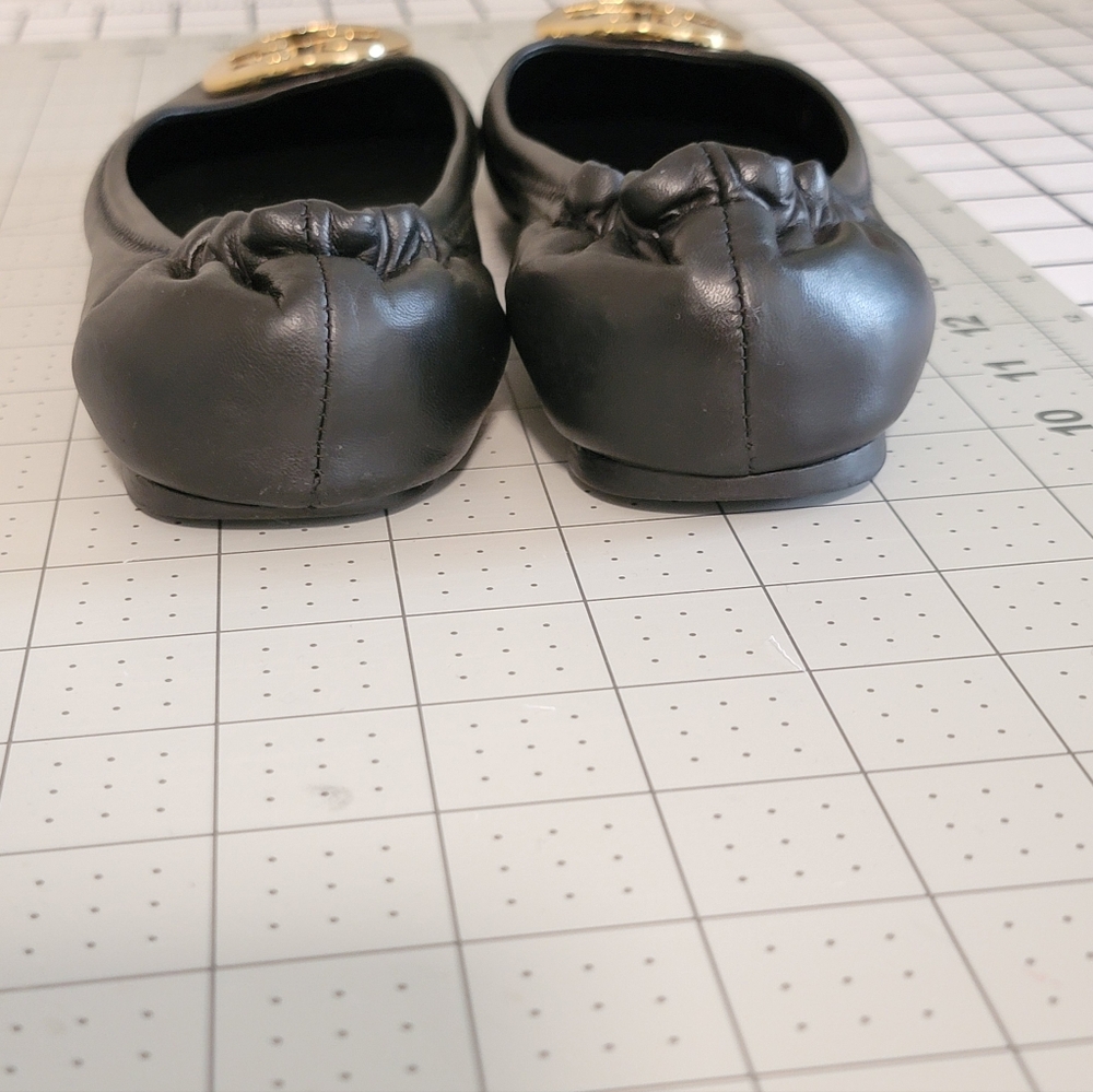 Tory Burch Black Ballet Flats - Picture 4 of 9